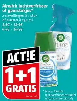 Poiesz Airwick luchtverfrisser of geurstokjes* aanbieding