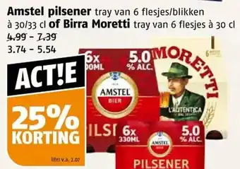 Poiesz Amstel pilsener aanbieding