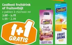 Poiesz Coolbest fruitdrink of fruitontbijt aanbieding