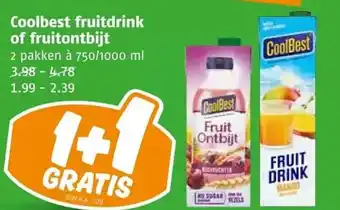 Poiesz Coolbest fruitdrink of fruitontbijt aanbieding