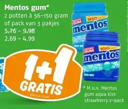 Poiesz Mentos gum* aanbieding