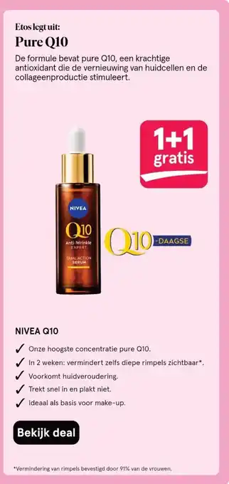 Etos Pure Q10 aanbieding