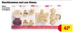 Kruidvat Haarklemmen met zee thema aanbieding