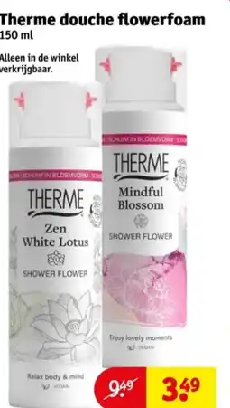 Kruidvat Therme douche flowerfoam aanbieding