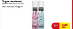 Kruidvat Vogue deodorant aanbieding
