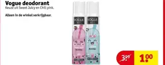 Kruidvat Vogue deodorant aanbieding