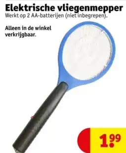 Kruidvat Elektrische vliegenmepper aanbieding
