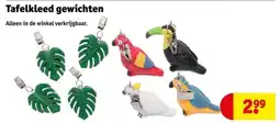 Kruidvat Tafelkleed gewichten aanbieding