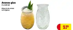 Kruidvat Ananas glas aanbieding