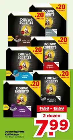 PLUS Douwe Egberts Koffiecups aanbieding