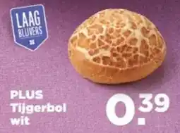 PLUS Plus Tijgerbol wit aanbieding