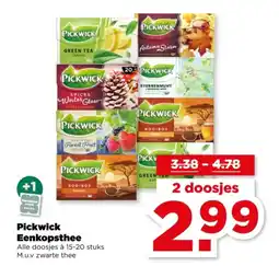 PLUS Pickwick Eenkopsthee aanbieding