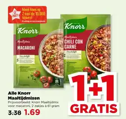 PLUS Alle Knorr Maaltijdmixen aanbieding