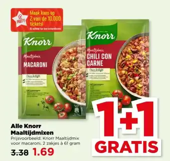 PLUS Alle Knorr Maaltijdmixen aanbieding