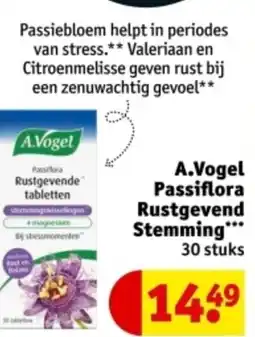 Kruidvat A.Vogel Passiflora Rustgevend Stemming aanbieding