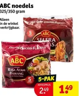 Kruidvat ABC noedels aanbieding