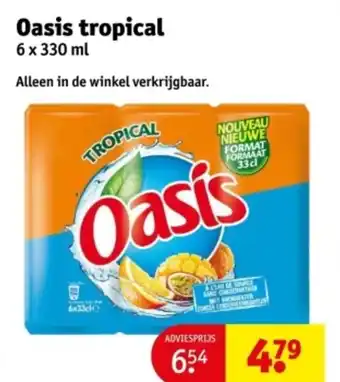 Kruidvat Oasis tropical aanbieding