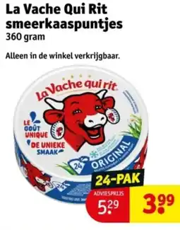 Kruidvat La Vache Qui Rit smeerkaaspuntjes aanbieding