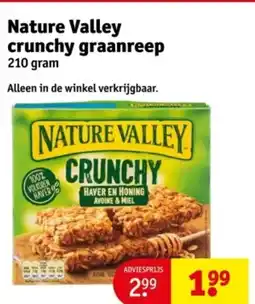 Kruidvat Nature Valley crunchy graanreep aanbieding