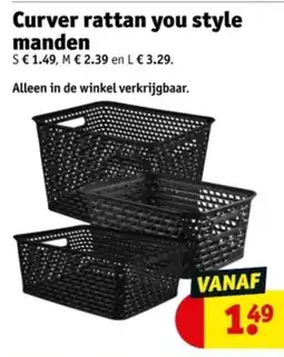 Kruidvat Curver rattan you style manden aanbieding