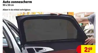Kruidvat Auto zonnescherm aanbieding