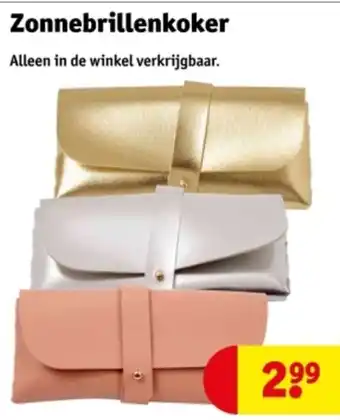 Kruidvat Zonnebrillenkoker aanbieding