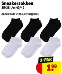 Kruidvat Sneakersokken aanbieding