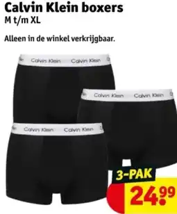 Kruidvat Calvin Klein boxers aanbieding