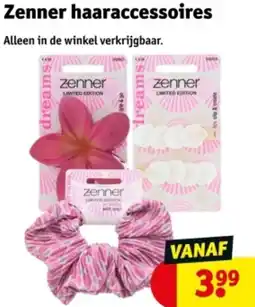 Kruidvat Zenner haaraccessoires aanbieding