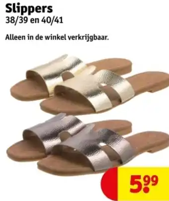 Kruidvat Slippers aanbieding