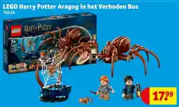 Kruidvat LEGO Harry Potter Aragog in het Verboden Bos aanbieding