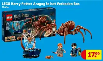 Kruidvat LEGO Harry Potter Aragog in het Verboden Bos aanbieding