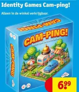 Kruidvat Identity Games Cam-ping! aanbieding