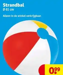 Kruidvat Strandbal aanbieding