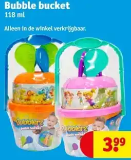 Kruidvat Bubble bucket aanbieding