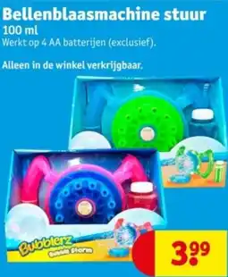 Kruidvat Bellenblaasmachine stuur aanbieding