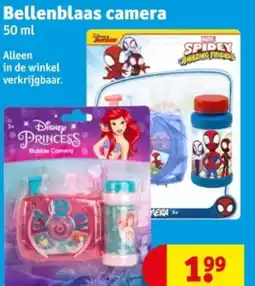 Kruidvat Bellenblaas camera aanbieding