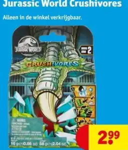Kruidvat Jurassic World Crushivores aanbieding