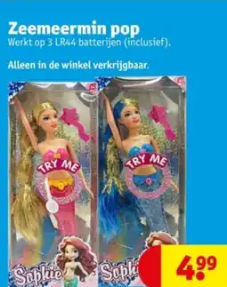 Kruidvat Zeemeermin pop aanbieding