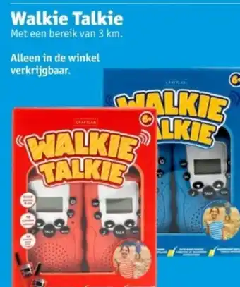 Kruidvat Walkie Talkie aanbieding