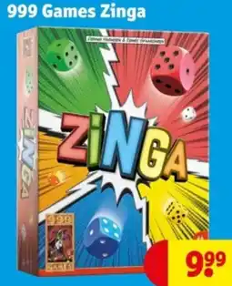 Kruidvat 999 Games Zinga aanbieding