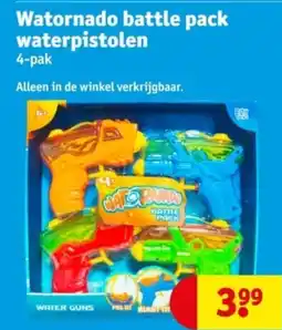 Kruidvat Watornado battle pack waterpistolen aanbieding