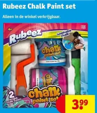 Kruidvat Rubeez Chalk Paint set aanbieding