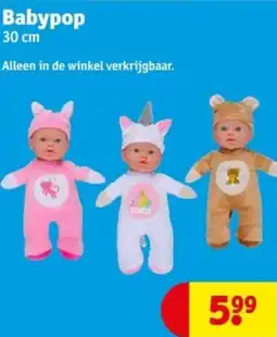 Kruidvat Babypop aanbieding