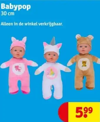 Kruidvat Babypop aanbieding