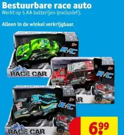 Kruidvat Bestuurbare race auto aanbieding