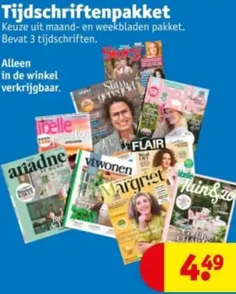 Kruidvat Tijdschriftenpakket aanbieding