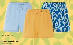 Lidl Dames short aanbieding