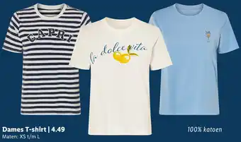 Lidl Dames T-shirt aanbieding