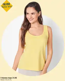Lidl 2 dames tops aanbieding
